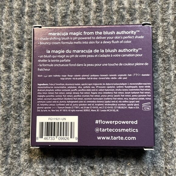 Tarte Maracuja Juicy Face Blush BIG EGO (Hot Pink) Full Size 12oz NEW Authentic - Picture 2 of 5